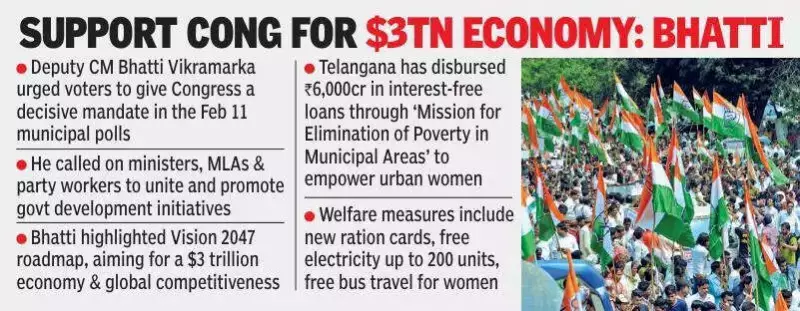 Hyderabad Municipal Elections: Congress, BRS, BJP Gear Up for High-Stakes Civic Poll Battle