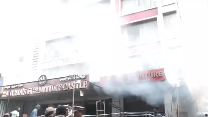 Hyderabad Nampally Fire Tragedy: 3 Dead, Rescue Ops Hampered by Intense Heat