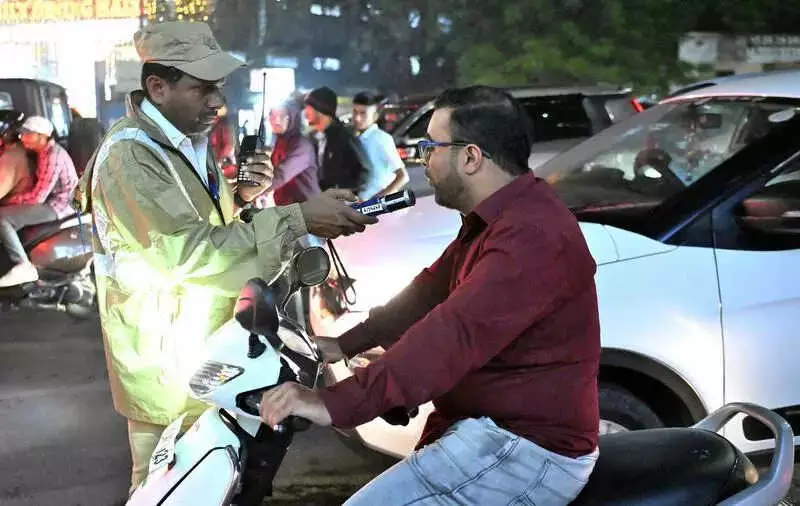 Hyderabad Police Book 2,731 Drunk Driving Cases on New Year's Eve