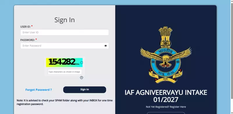 IAF Opens Agniveervayu 01/2027 Registration: Apply by Feb 1, Exam in March