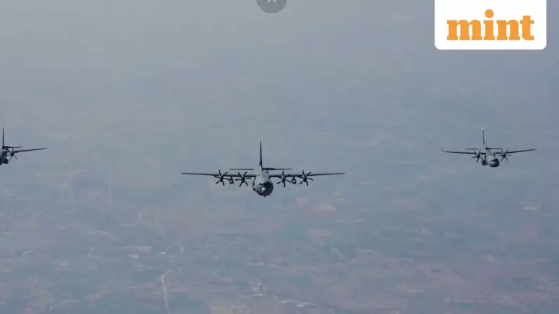IAF's Republic Day Spectacle: Rafales, Sukhois Form 'Sindoor' Tribute in Kartavya Path Fly-past