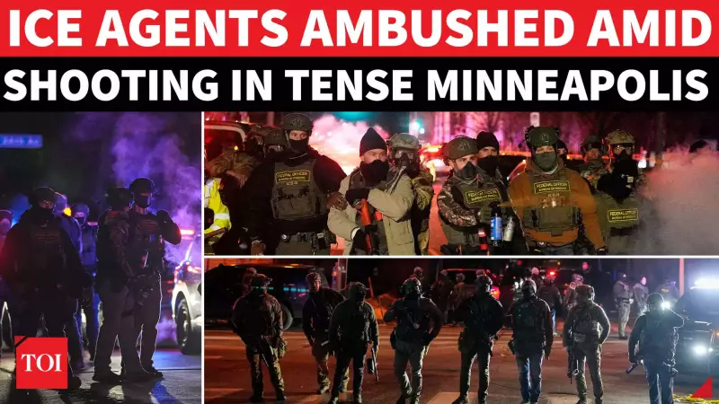 ICE Agents Ambushed in Minneapolis; Officer Attacked, Suspect Shot