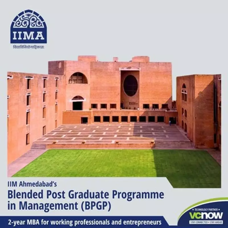 IIM Ahmedabad Opens Applications for 2026-28 Blended PG Management Programme