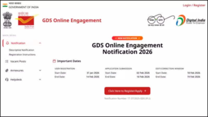 India Post Opens GDS Recruitment 2026: 28,740 Gramin Dak Sevak Posts Nationwide