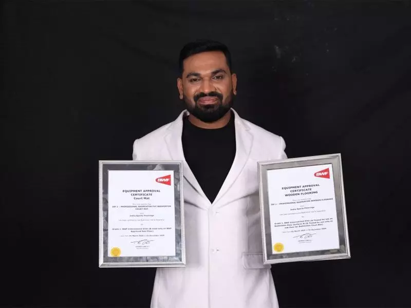 India Sports Floorings Wins Coveted BWF Certification for Badminton Courts