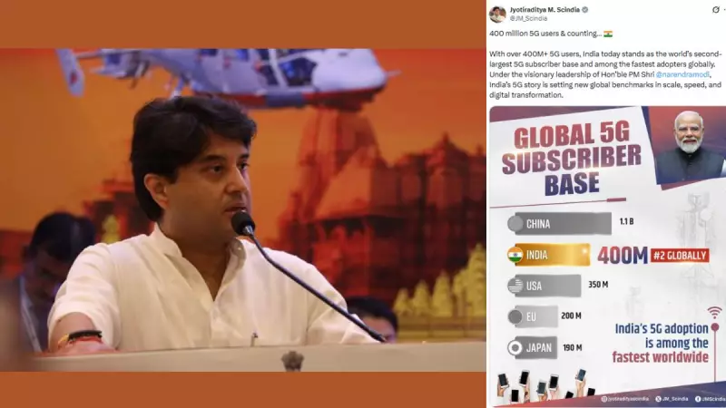 India Surpasses 400 Million 5G Users in 3 Years, Ranks 2nd Globally