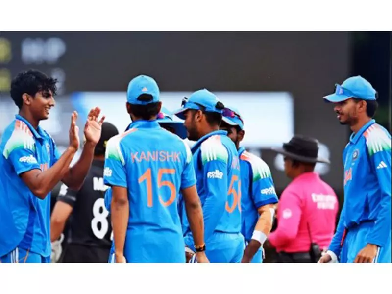 India U19 Cricket Team Secures Commanding 7-Wicket Victory Over New Zealand in World Cup