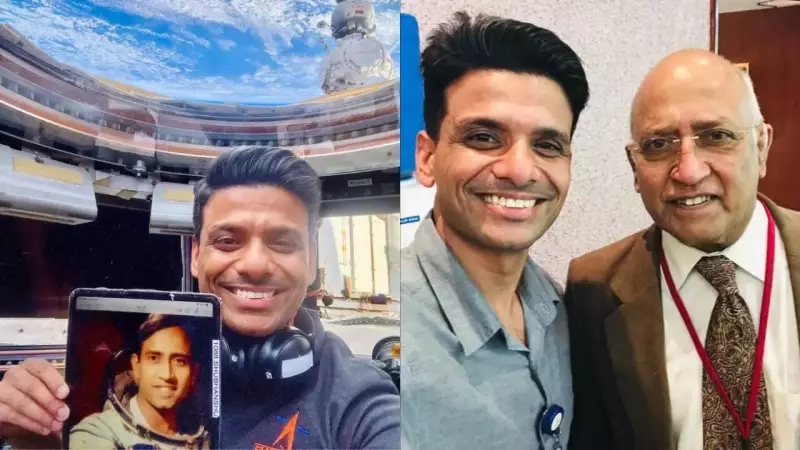 Indian Astronaut Shubhanshu Shukla Honors Mentor Rakesh Sharma on His 77th Birthday from ISS