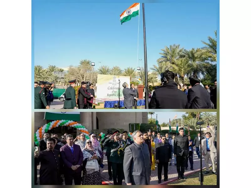 Indian Embassy in Saudi Arabia Celebrates Republic Day with Grand Ceremony