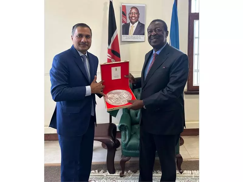 Indian High Commissioner Meets Kenya's Prime Cabinet Secretary, Agrees to Convene Joint Commission