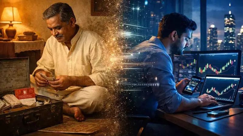 Indian Households Shift from Gold & Cash to Stocks & Mutual Funds