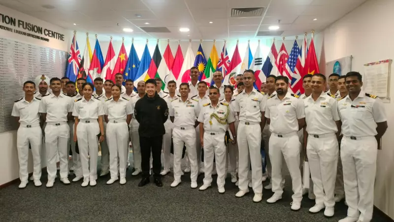 Indian Navy Training Squadron Docks in Singapore to Strengthen ASEAN Maritime Ties