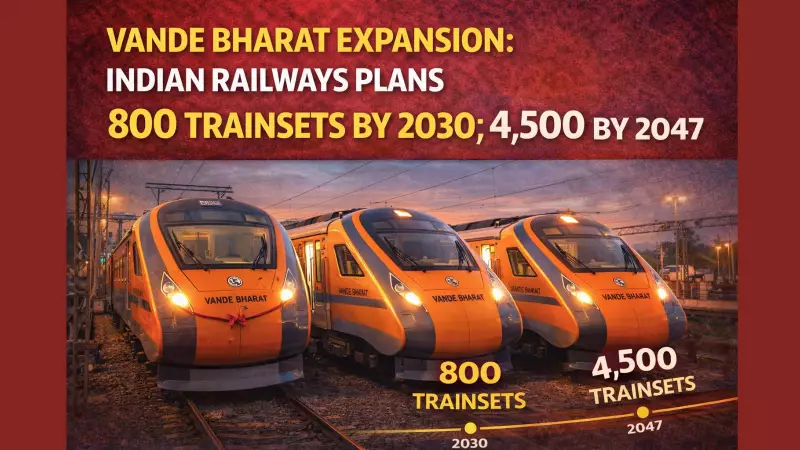 Indian Railways to Deploy 800 Vande Bharat Trains by 2030, 4,500 by 2047