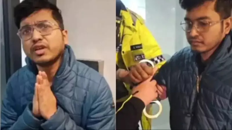 Indian Student in UK Arrested for Online Grooming: Viral Video Shows Coventry Confrontation