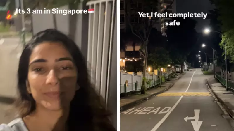 Indian Woman's 3 AM Walk in Singapore Goes Viral, Sparks Women's Safety Debate