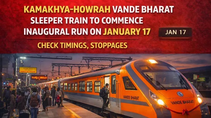 India's First Vande Bharat Sleeper Train Launches January 17: Route, Timings, Stoppages