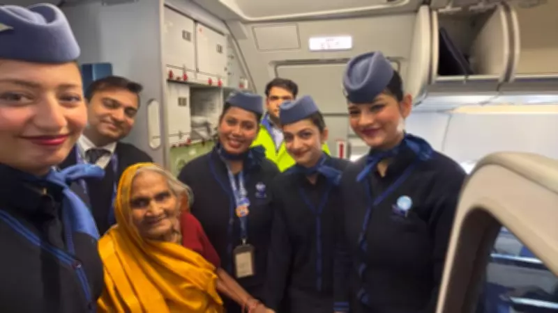 IndiGo Crew's Heartwarming Gesture Lights Up Grandmother's First Flight Experience