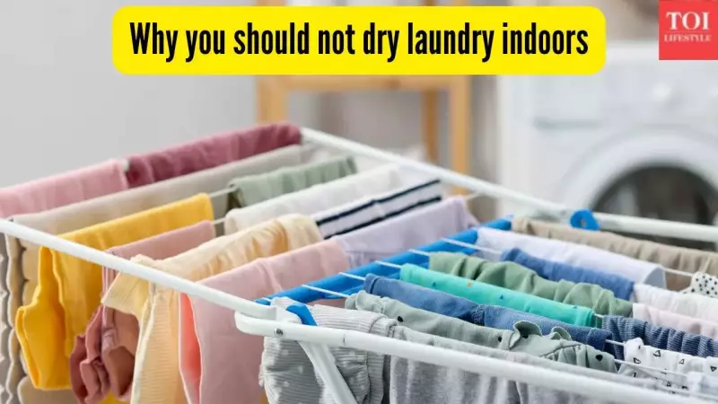 Indoor Drying of Laundry Poses 75% Higher Respiratory Risk: WHO