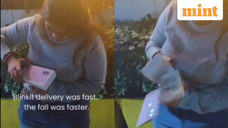 iPhone 17 Unboxing Turns Into Heart-Stopping Moment As Phone Slips and Falls