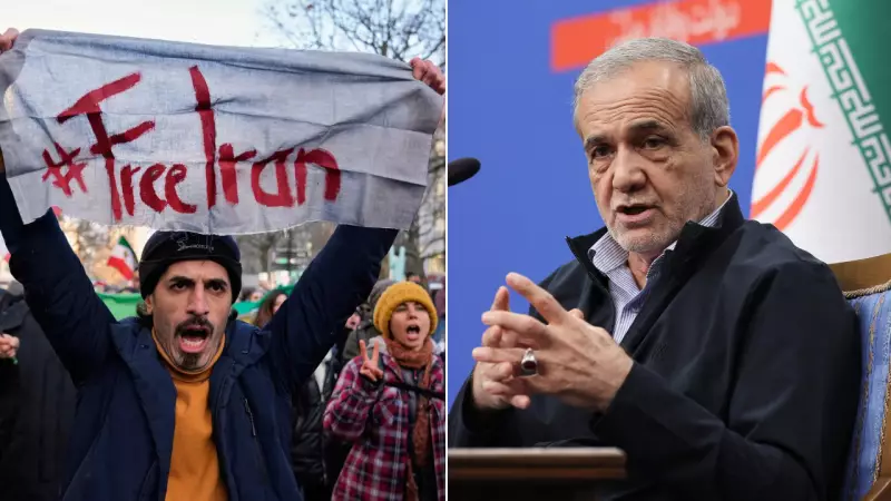 Iran President Accuses US, Israel of Fomenting Unrest Amid Deadly Protests