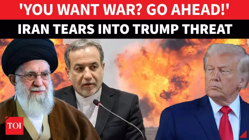 Iran Warns Trump: 'Prepared For War' If US Threats Continue