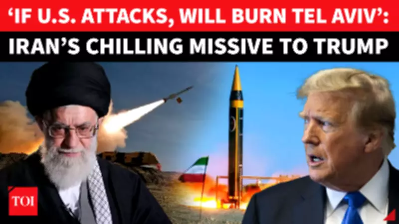 Iran's Dire Warning to Trump: 'Will Strike Heart of Tel Aviv' If US Attacks