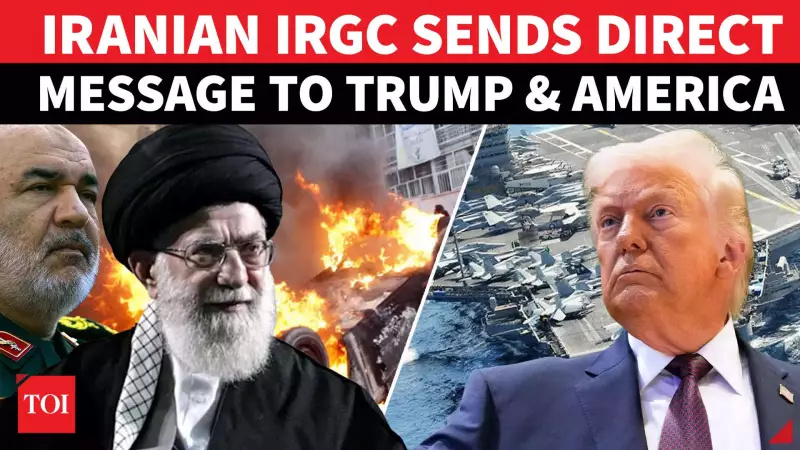 Iran's IRGC Sends Rare Warning to Trump as US Warships Approach