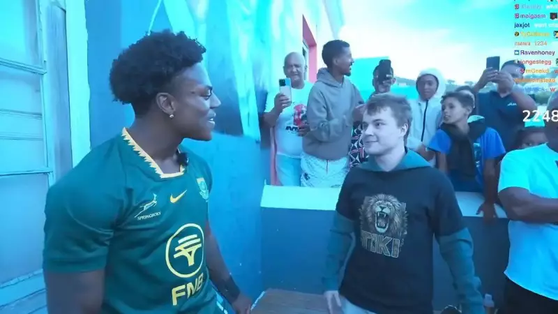 IShowSpeed's South Africa Stream Hijacked by Masked Stalker 'White Speed'