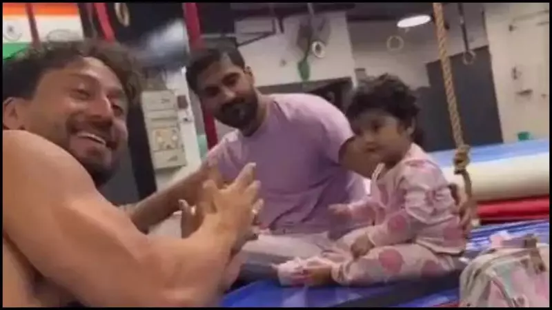 Jackie Shroff Shares Adorable Video of Tiger Cheering for Baby's Headstand