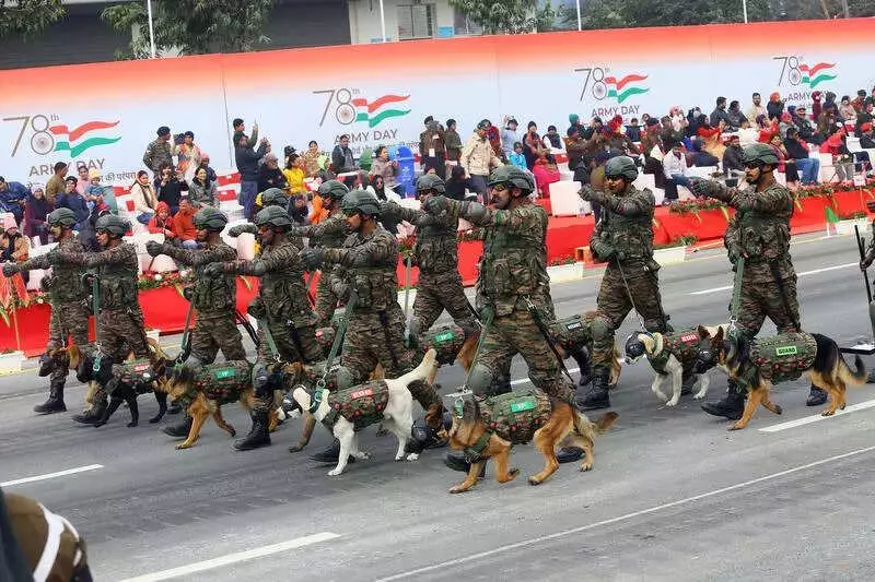 Jaipur's Army Day Rehearsal Showcases Elite Bhairav Battalion & Tech