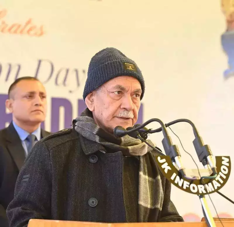 Jammu Hosts Grand Uttar Pradesh Foundation Day Celebration with LG Manoj Sinha