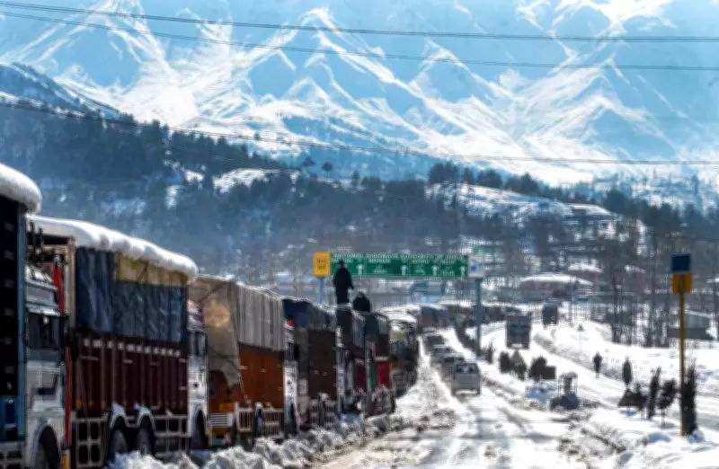 Jammu-Srinagar Highway Reopens After Snowfall, Flight Services Resume