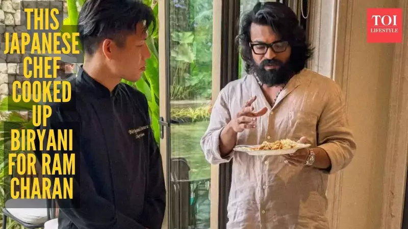 Japanese Chef Cooks Biryani at Ram Charan's Hyderabad Home