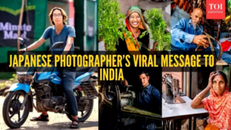 Japanese Photographer's 12th Motorcycle Journey Across India Captures Fading Cultures