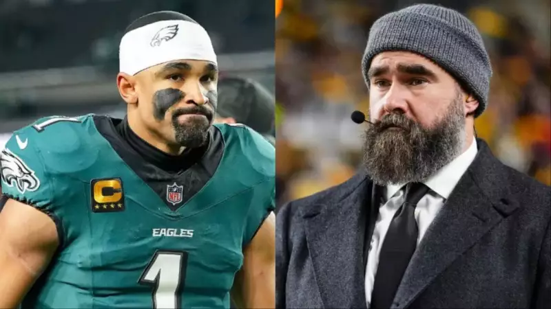 Jason Kelce Praises Jalen Hurts' Resilience, Sends Hidden Message to Brother Travis
