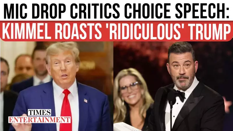 Jimmy Kimmel Roasts Trump at 2026 Critics Choice Awards, Speech Goes Viral
