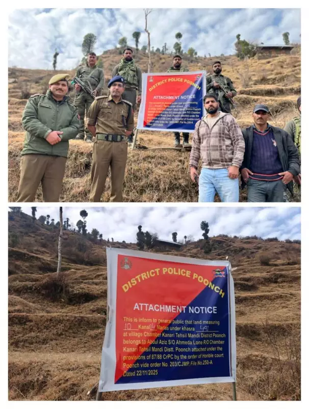 J&K Authorities Attach Property of Pakistan-Based Terrorist in Baramulla