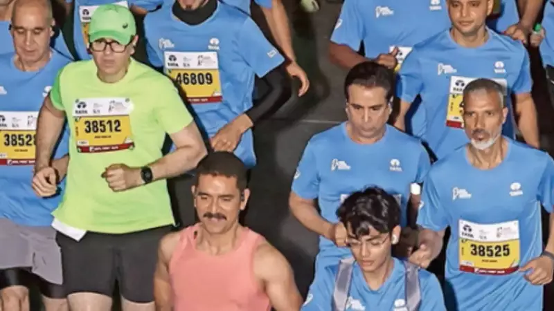J&K CM Omar Abdullah, Japanese Diplomat Run Mumbai Half Marathon in Style