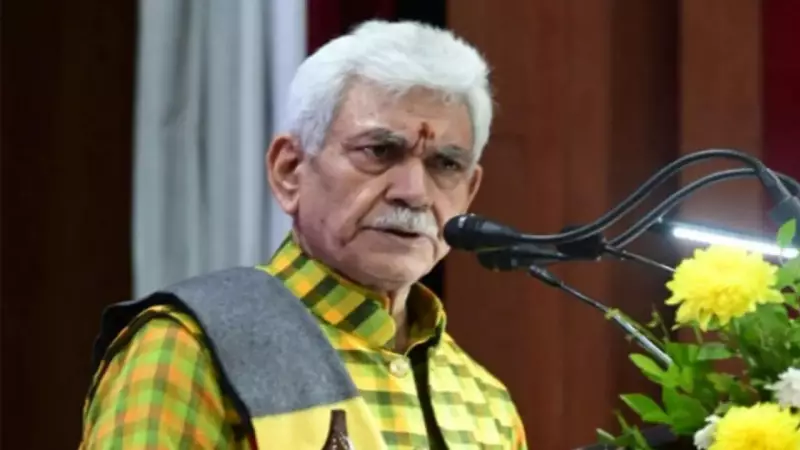 J&K LG Sinha Fires 5 Govt Staff Over Terror Links, Cites Security Threat