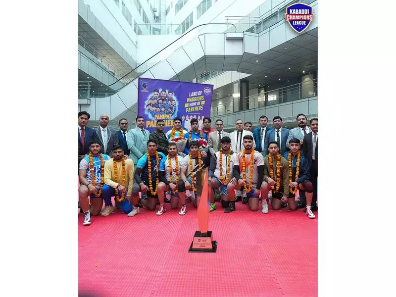 Kabaddi Champions League Trophy Tour Kicks Off in Rindhana, Heads to Panipat and Karnal