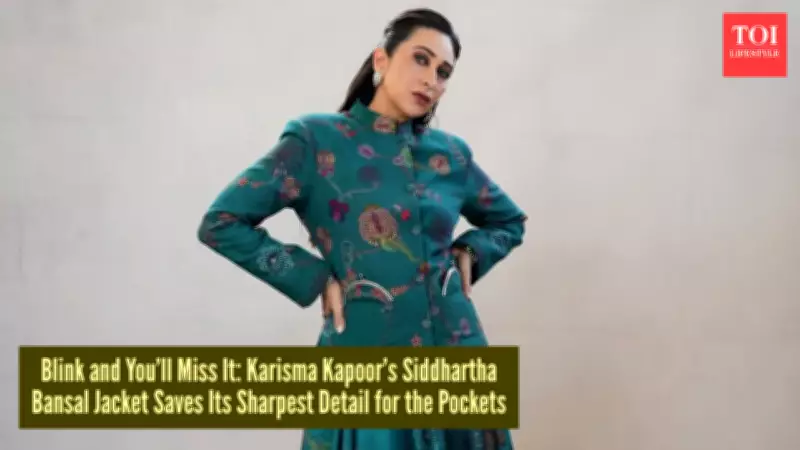 Karisma Kapoor's Turquoise Floral Ensemble on MasterChef India Stuns Fashion Scene