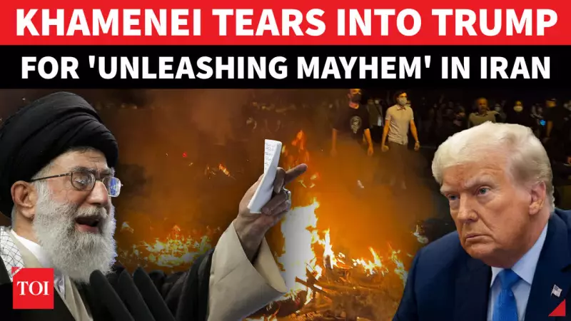 Khamenei's Fiery Video Accuses US of Orchestrating Iran Unrest, Vows Retaliation