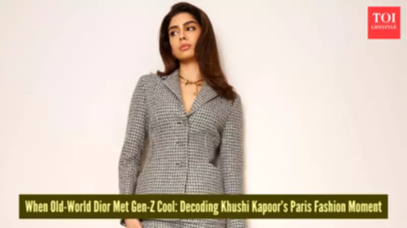 Khushi Kapoor's Dior Debut Sparks Succession Talk as She Stuns in Paris