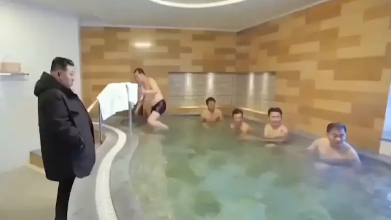 Kim Jong Un Showcases North Korea's Luxury Hot Springs Resort in Rare Leisurely Appearance