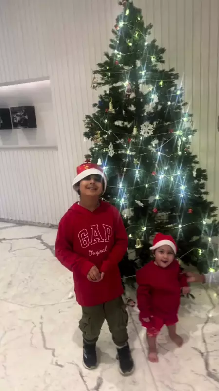 Koel Mallick's Festive Family Christmas: Actress Shares Joy with Kids