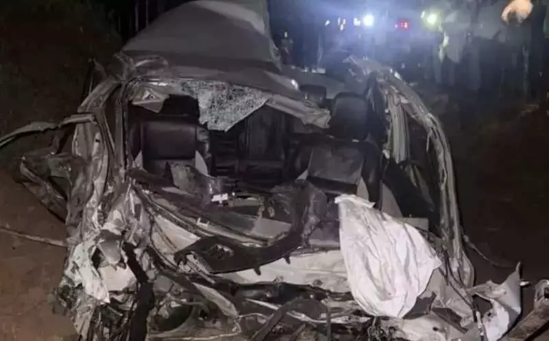 Kolhapur ACB Chief's Mother Killed in Highway Crash: Driver Fell Asleep