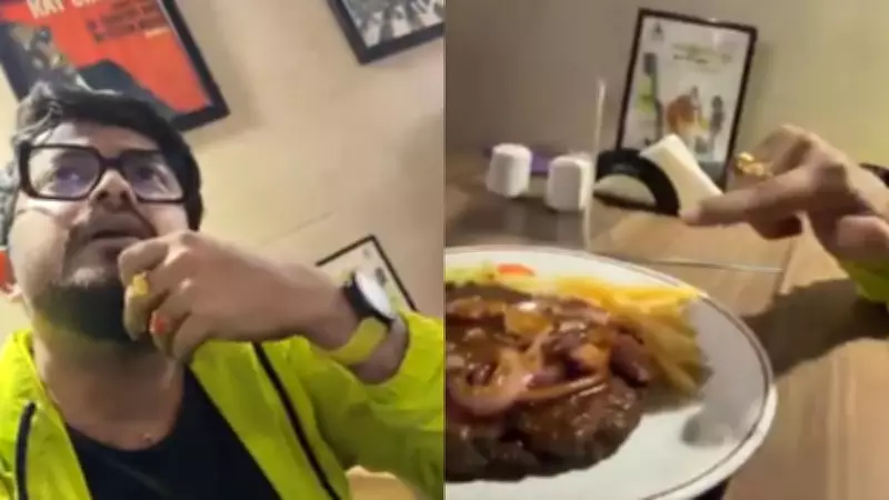 Kolkata Food Vlogger Sparks Controversy After Being Served Beef Steak at Park Street Pub