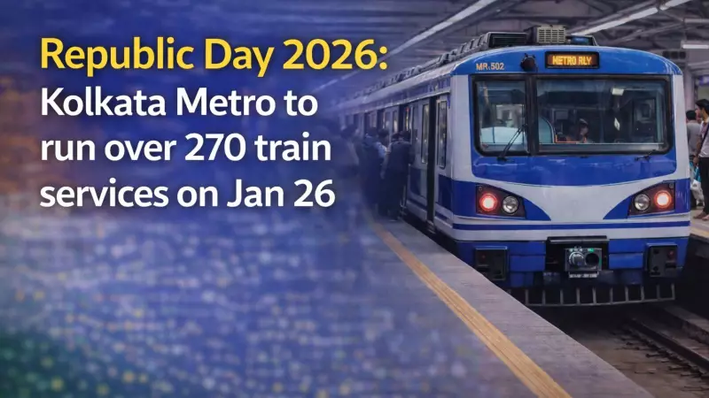 Kolkata Metro to Operate Over 270 Train Services on Republic Day 2026