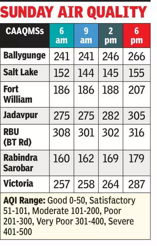 Kolkata's Air Quality Still 'Poor' 72 Hours After New Year Fireworks