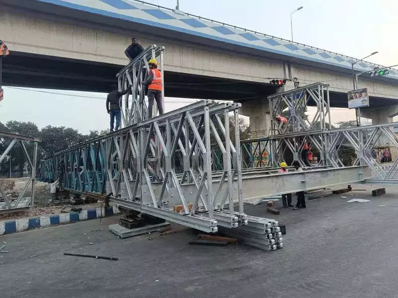 Kolkata's First Modular Bailey Bridge Takes Shape, To Ease Traffic in Key Areas